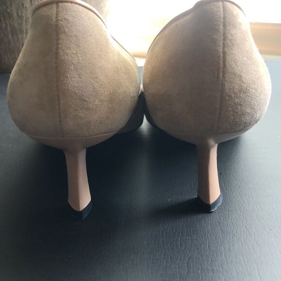 COPY - Richard Tyler Designed Vintage Y2K Suede Kitten heeled Pumps - Picture 7 of 8